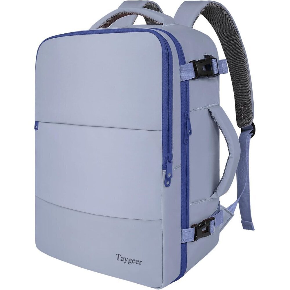 Taygeer Women's Quartz Blue Travel Backpack Carry On 15.6inch Laptop Backpack